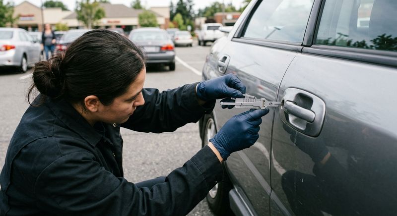 Automotive lockout service using specialized tools